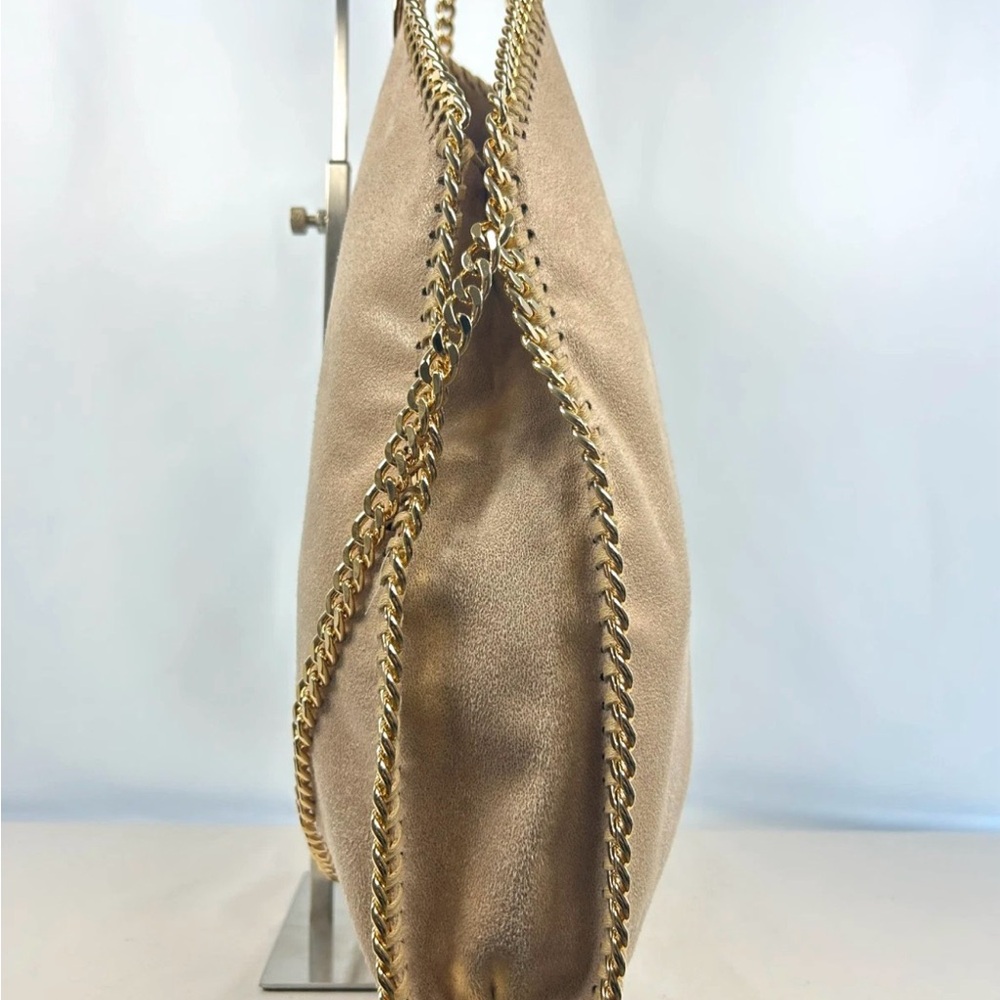 Stella McCartney Suede Falabella Foldover Tote bag * Large - Picture 7 of 8